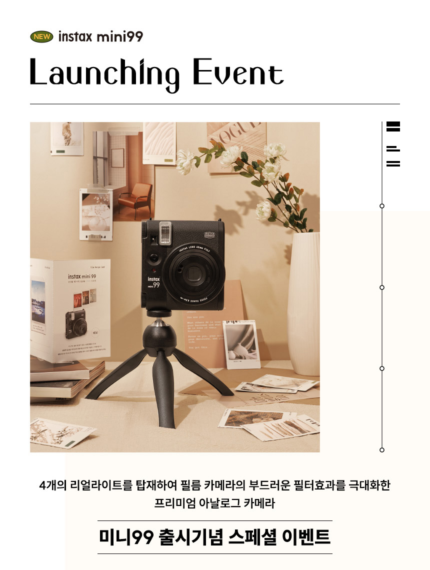 [사은품 증정]NEW 인스탁스 미니99 상세 이미지 1